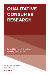 Qualitative Consumer Research 1st Edition Naresh K Malhotra Russell W Belk