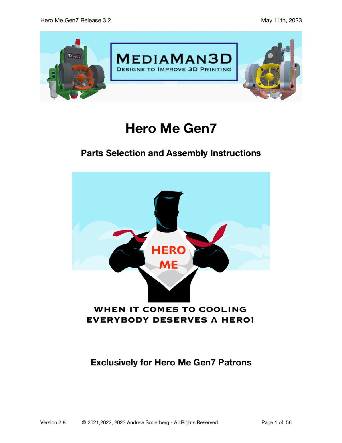Hero Me Gen 732 Parts Selection And Assembly Instructions 28 28 Andrew Soderberg