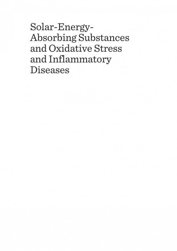 Solarenergyabsorbing Substances And Oxidative Stress And Inflammatory Diseases 1st Edition George Sosnovsky C Thomas Gnewuch Mikoaj Jawdosiuk