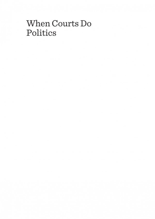 When Courts Do Politics Public Interest Law And Litigation In East Africa 1st Edition J Olokaonyango