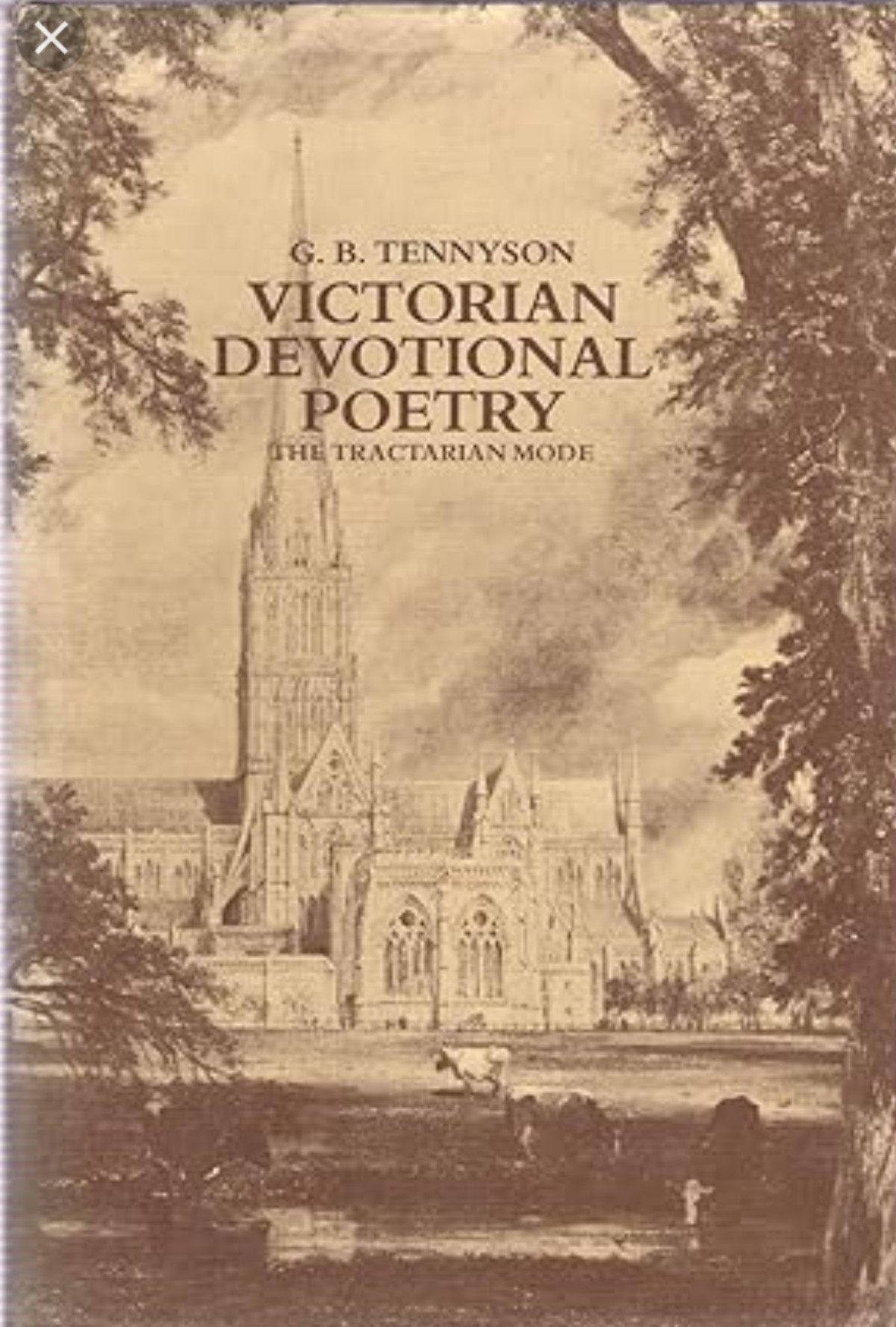 Victorian Devotional Poetry The Tractarian Mode G B Tennyson