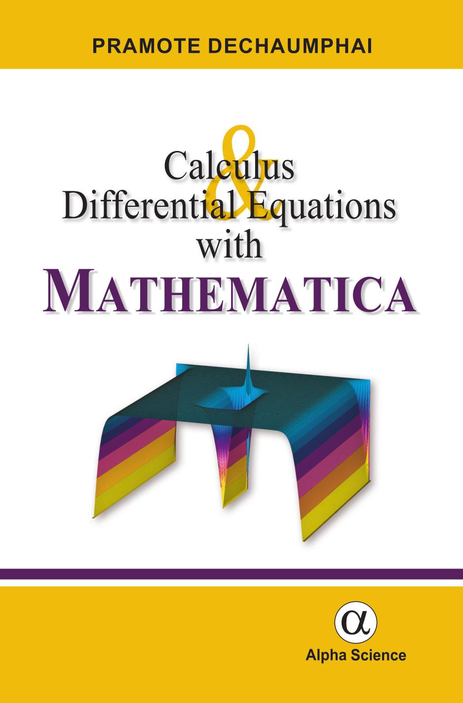 Calculus And Differential Equations With Mathematica Pramote Dechaumphai