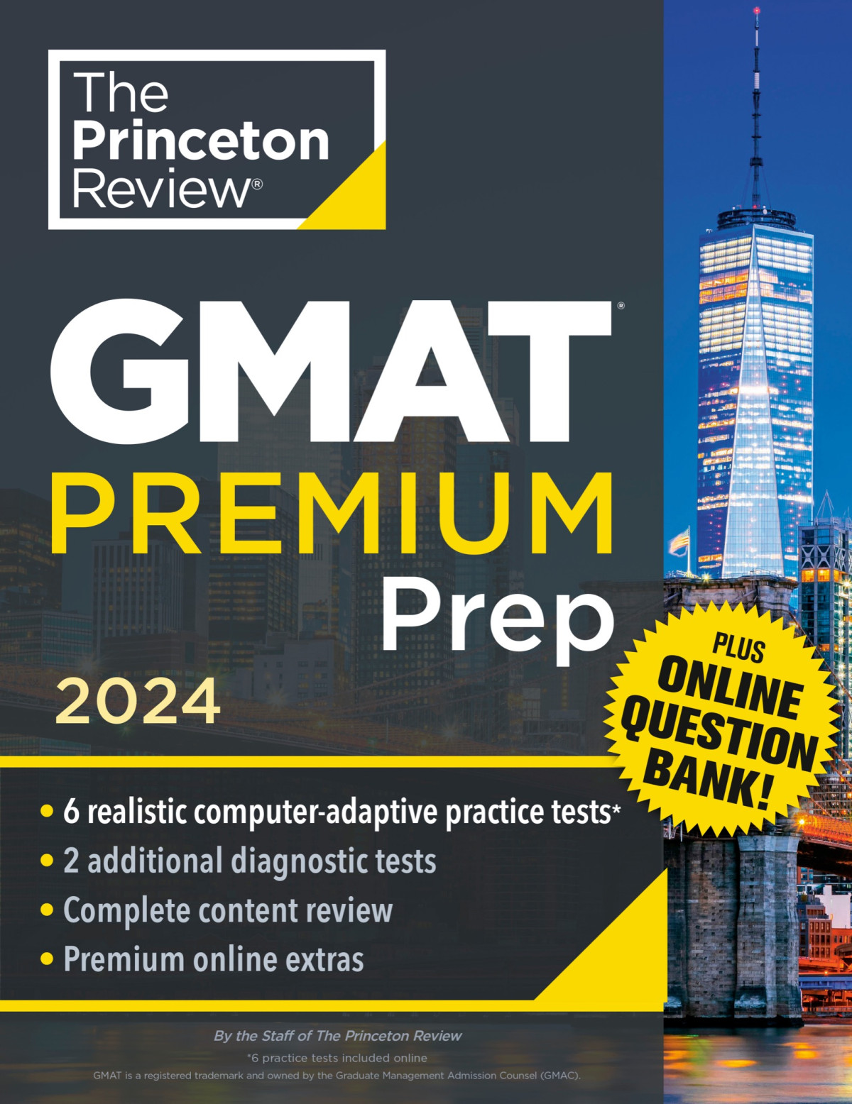 Princeton Review Gmat Premium Prep 2024 6 Computeradaptive Practice Tests Online Question Bank Review Techniques The Princeton Review