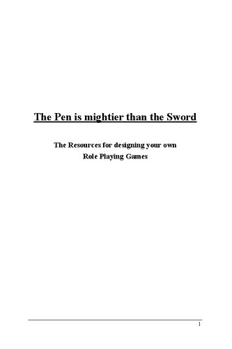The Pen Is Mightier Than The Sword Keith Foster