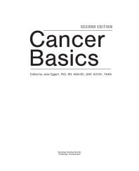 Cancer Basics 2nd Edition J Eggert