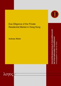 Due Diligence Of The Private Residential Market In Hong Kong 1st Edition Andreas Weiler