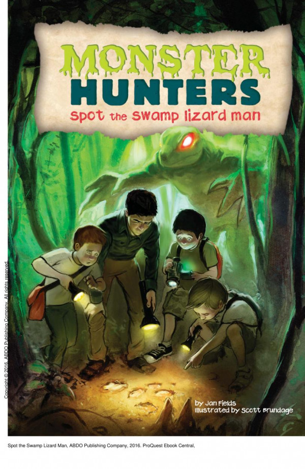 Spot The Swamp Lizard Man 1st Edition Jan Fields Scott Brundage
