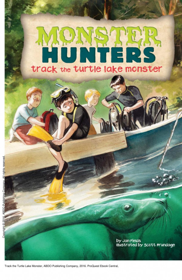 Track The Turtle Lake Monster 1st Edition Jan Fields Scott Brundage