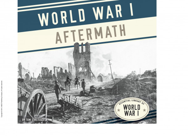 World War I Aftermath 1st Edition Tom Streissguth