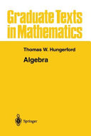 Algebra Thomas W Hungerford