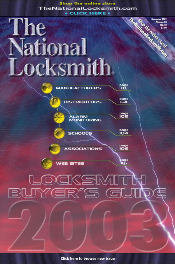 The National Locksmith Volume 73 Number 12 12th Edition The National Locksmith