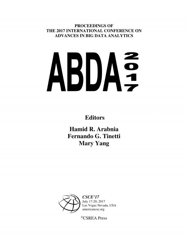 Advances In Big Data Analytics 1st Edition Hamid R Arabnia Fernando G Tinetti Mary Q Yang