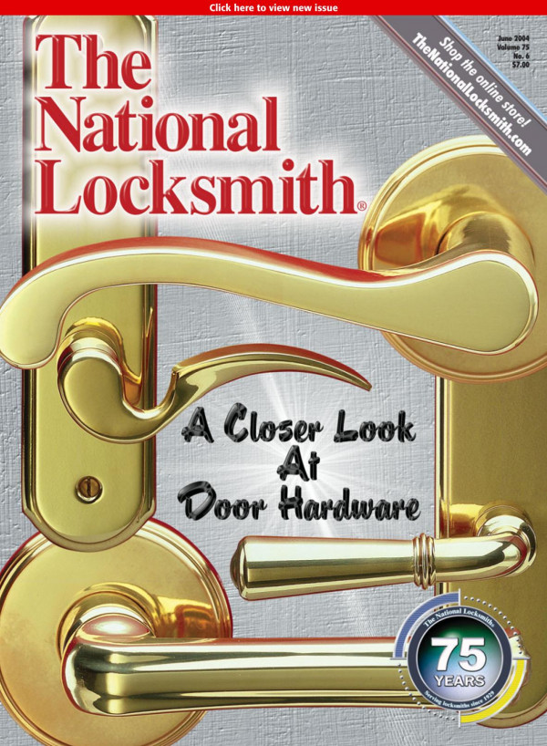 The National Locksmith Volume 75 Number 6 6th Edition The National Locksmith