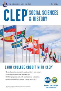 Clep Social Sciences History Book Online 2nd Ed 2nd Edition Scott Dittloff