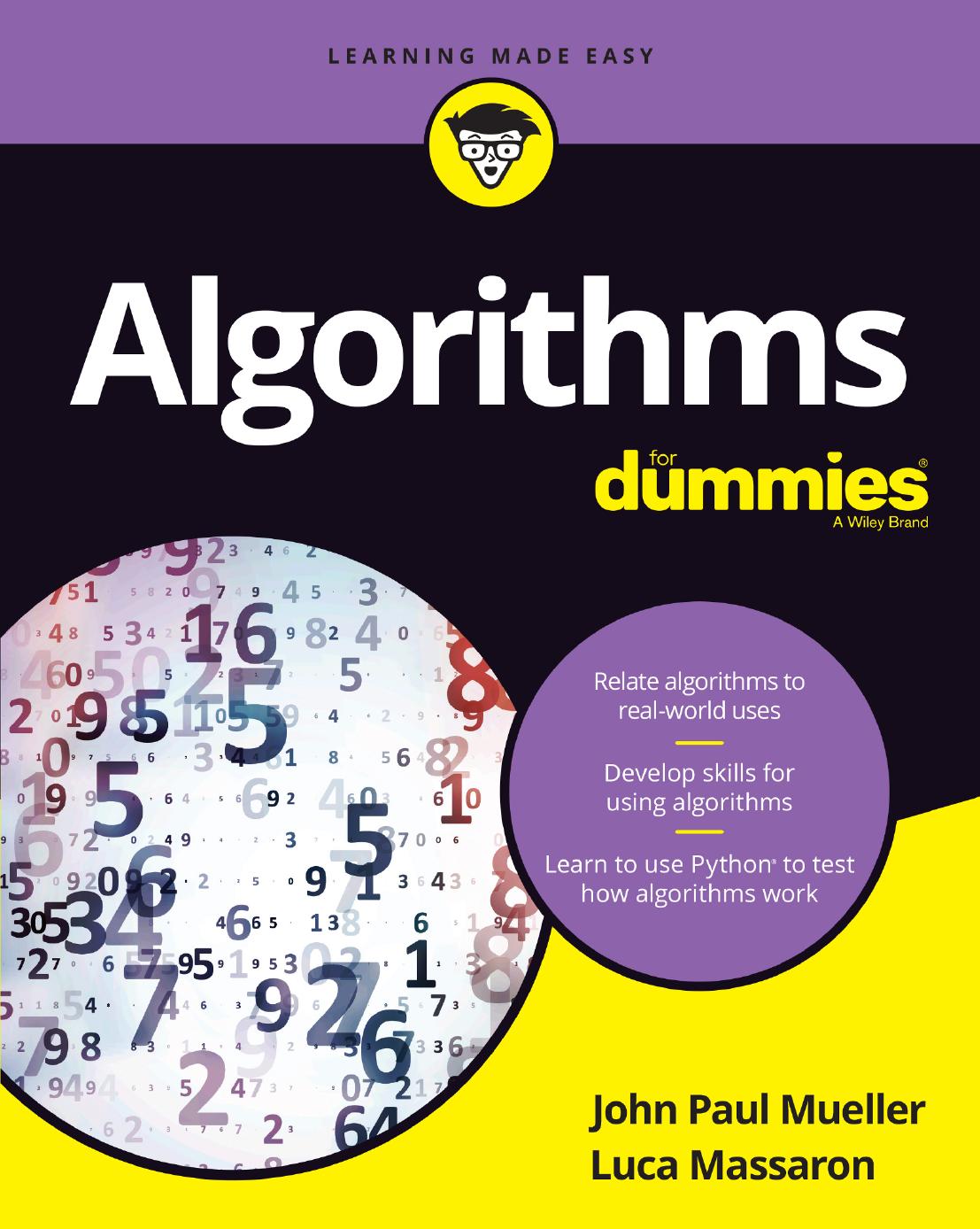 Algorithms For Dummies 1st John Paul Mueller Luca Massaron