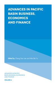 Advances In Pacific Basin Business Economics And Finance 1st Edition Chengfew Lee Minteh Yu
