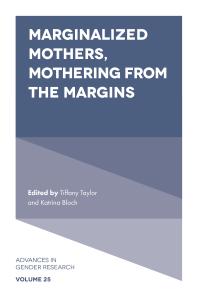 Marginalized Mothers Mothering From The Margins 1st Edition Tiffany Taylor Katrina Bloch