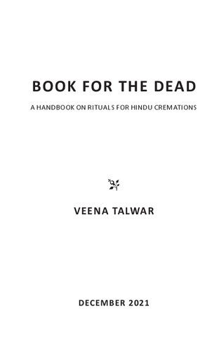 Book For The Dead Veena Talwar