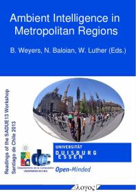 Ambient Intelligence In Metropolitan Regions 1st Edition Wolfram Luther Nelson Baloian B Weyers
