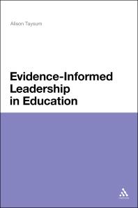 Evidence Informed Leadership In Education 1st Edition Alison Taysum