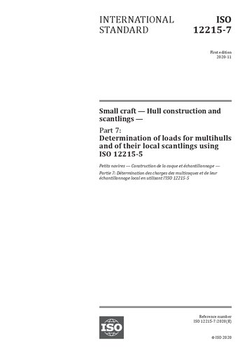 Iso 12215 Small Craft Hull Construction And Scantlings