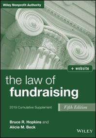 The Law Of Fundraising 2019 Cumulative Supplement 5th Edition Bruce R Hopkins Alicia M Beck