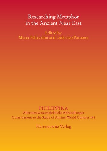 Researching Metaphor In The Ancient Near East Marta Pallavidini