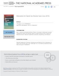 Medications For Opioid Use Disorder Save Lives 1st Edition And Medicine Engineering National Academies Of Sciences Health And Medicine Division Board On Health Sciences Policy Committee On Medicationassisted Treatment For Opioid Use Disorder Michelle Mancher Alan I Leshner
