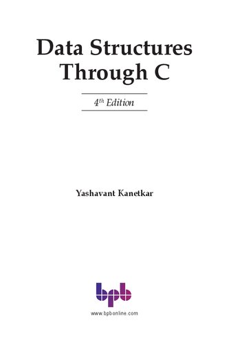 Data Structures Through C 4th Ed Yashavant Kanetkar