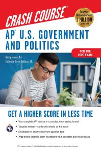 Ap Us Government Politics Crash Course For The 2020 Exam Book Online 2nd Edition Nancy Fenton Katherine Olsongoldman