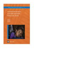 Incentives And Dynamics In The Ethiopian Health Worker Labor Market 1st Edition Joost De Laat Kara Hanson Kara Hanson Agnes Soucat