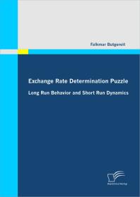 Exchange Rate Determination Puzzle Long Run Behavior And Short Run Dynamics Long Run Behavior And Short Run Dynamics 1st Edition Falkmar Butgereit