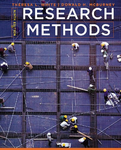 Research Methods 9th Edition Theresa L White Donald H Mcburney