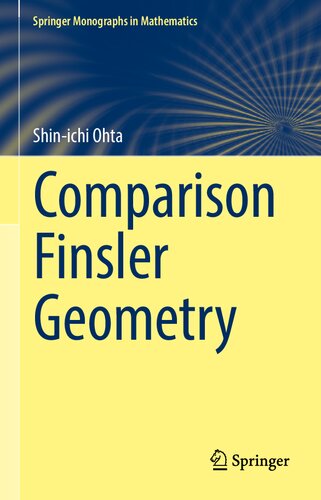 Comparison Finsler Geometry 1st Ed 2021 Shinichi Ohta