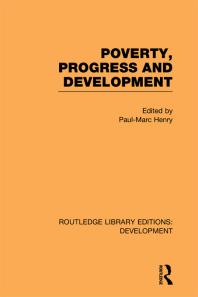 Poverty Progress And Development 1st Edition Paulmarc Henry Paulmarc Henry