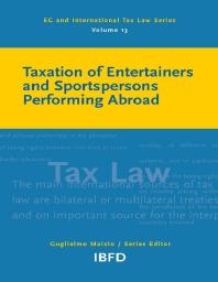 Taxation Of Entertainers And Sportspersons Performing Abroad 1st Edition Guglielmo Maisto