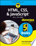 Html Css Javascript Allinone For Dummies 1st Paul Mcfedries