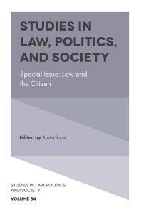 Law And The Citizen 1st Edition Austin Sarat