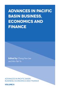 Advances In Pacific Basin Business Economics And Finance 1st Edition Chengfew Lee Minteh Yu