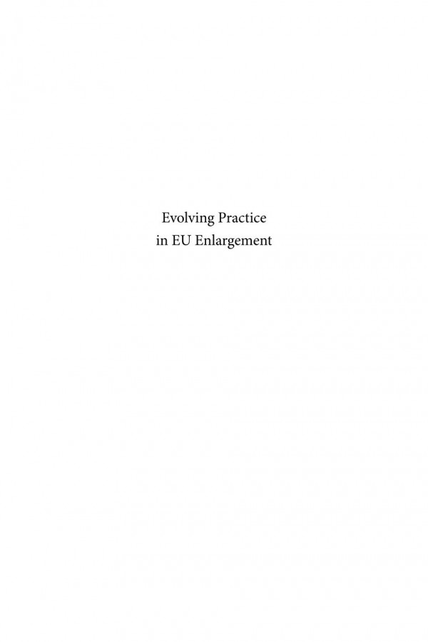 Evolving Practice In Eu Enlargement With Case Studies In Agrifood And Environment Law 1st Edition Kirstyn Inglis