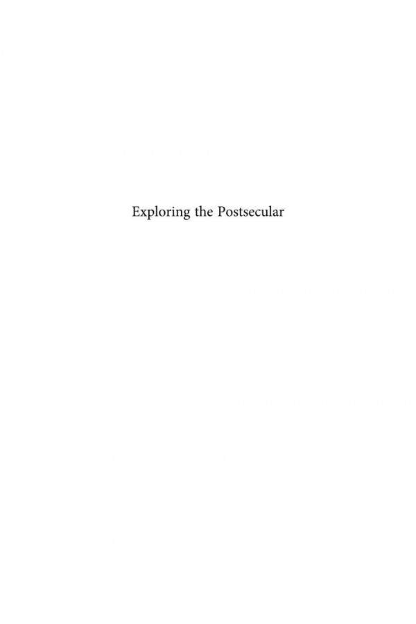 Exploring The Postsecular The Religious The Political And The Urban 1st Edition Arie Molendijk Justin Beaumont Christoph Jedan