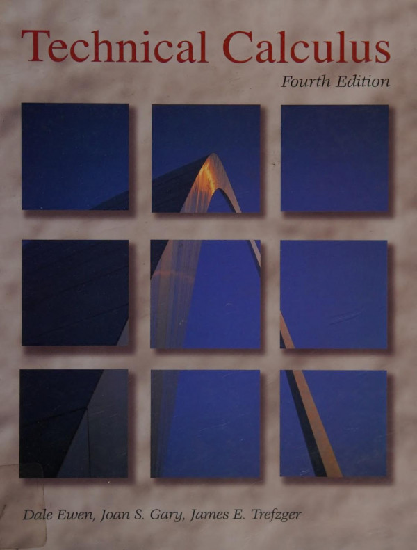 Technical Calculus 4th Edition 4th Edition Dale Ewen Joan S Gary