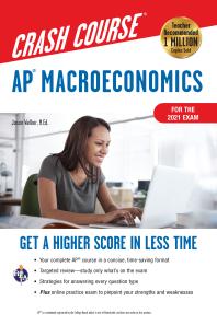 Ap Macroeconomics Crash Course For The 2021 Exam Book Online Get A Higher Score In Less Time 2nd Edition Jason Welker