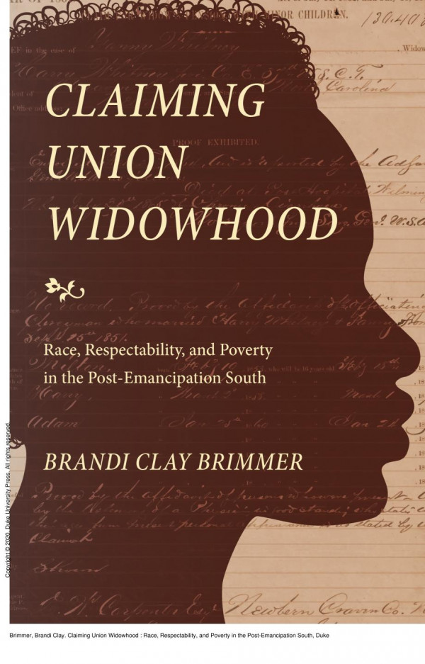 Claiming Union Widowhood Race Respectability And Poverty In The Postemancipation South 1st Edition Brandi Clay Brimmer