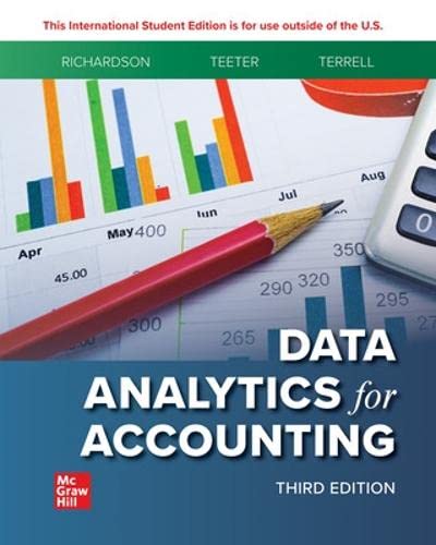 Data Analytics For Accounting 3e Ise 3rd Vernon Richardson Katie L Terrell