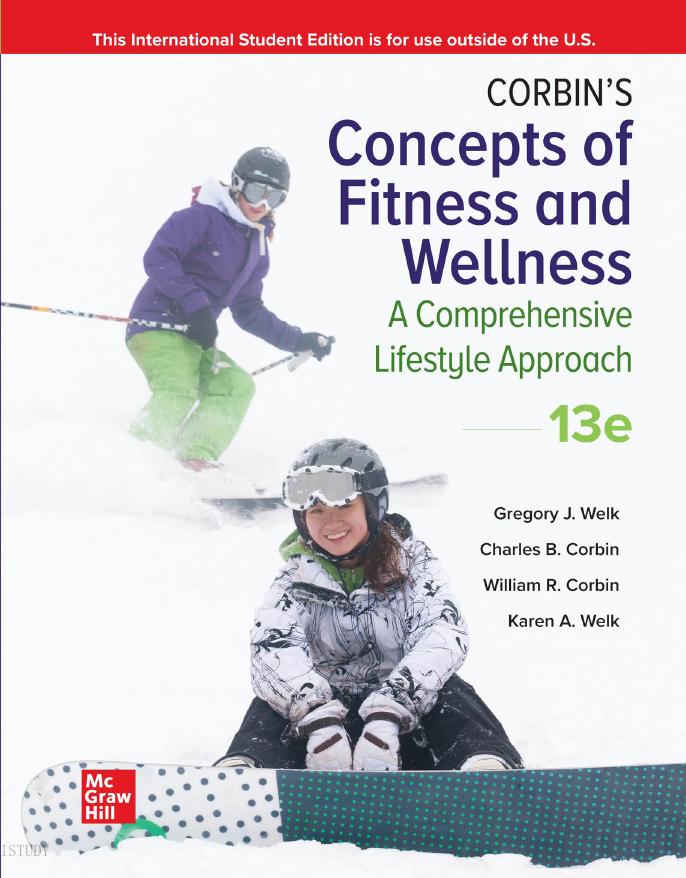 Corbins Concepts Of Fitness And Wellness A Comprehensive Lifestyle Approach Ise 13th Edition Charles B Corbin