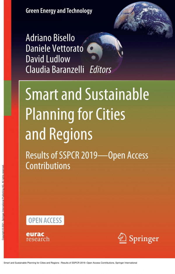 Smart And Sustainable Planning For Cities And Regions Results Of Sspcr 2019open Access Contributions 1st Edition Adriano Bisello