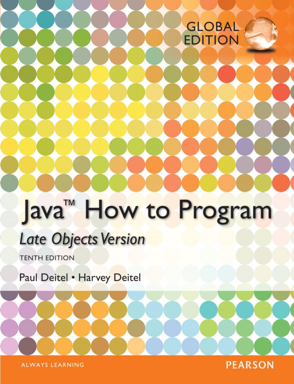 Java How To Program Late Objects Version 10th Edition Alhazbi