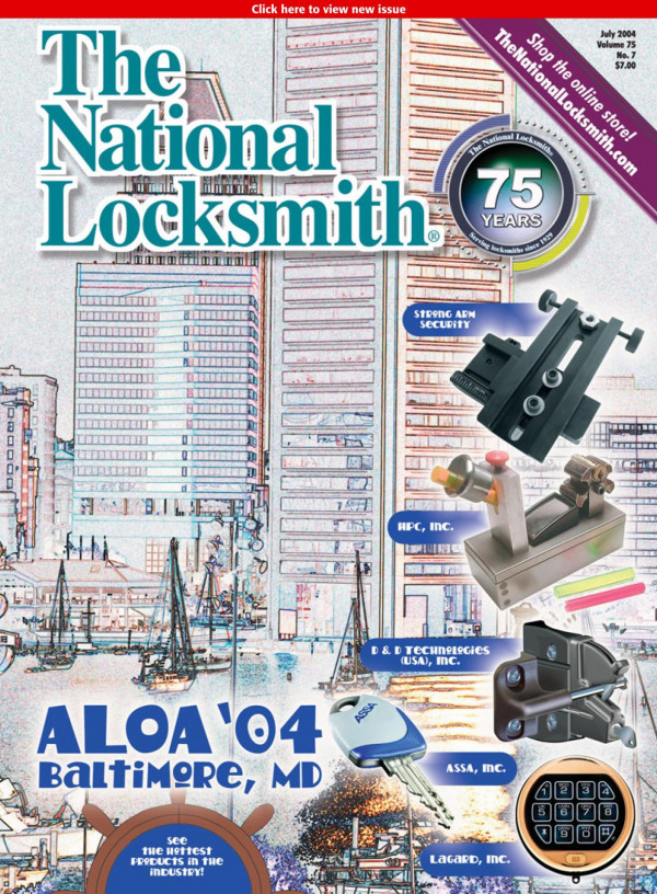 The National Locksmith Volume 75 Number 7 7th Edition The National Locksmith
