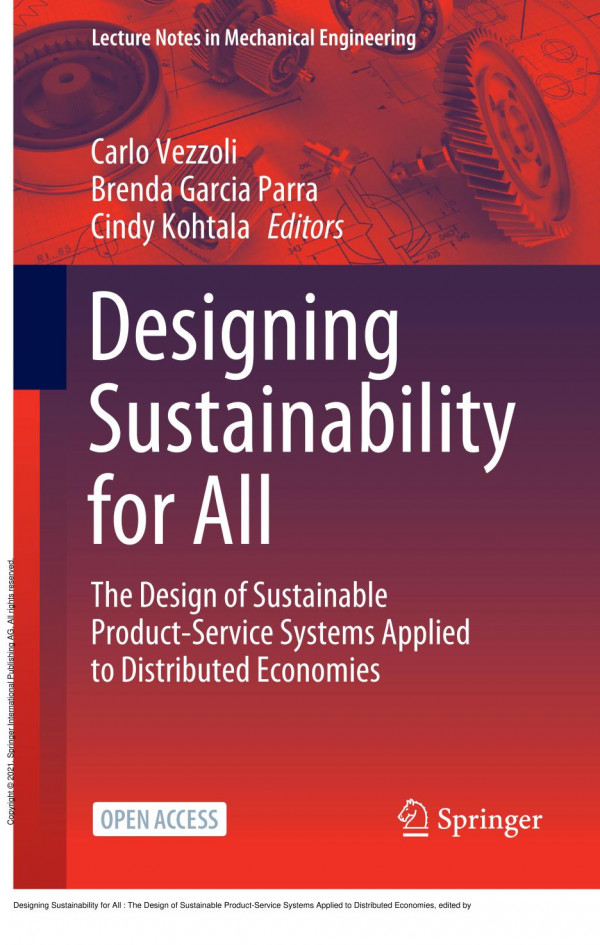 Designing Sustainability For All The Design Of Sustainable Productservice Systems Applied To Distributed Economies 1st Edition Carlo Vezzoli